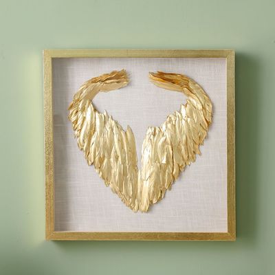 Skia Glass & PP Wings Of Flame Shadow Boxes 60x60x60Cm