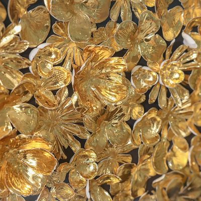 Skia Glass & PP Golden Cosmos Shadow Boxes 90x90x60Cm