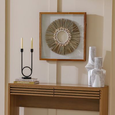Skia Glass & PP Particle Spread Shadow Boxes 60x60x40Cm