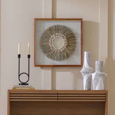 Skia Glass & PP Particle Spread Shadow Boxes 60x60x40Cm