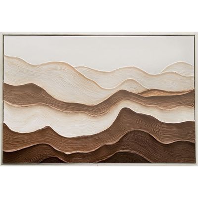 SS25 Norfolk Sand Dunes Browns Oil Painting 122.5x82.5Cm