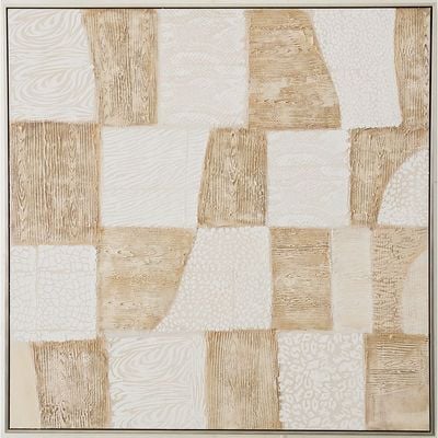 SS25 Norfolk Asymetrical Checks  Oil Painting 102.5x102.5Cm
