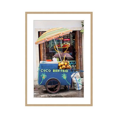 Latin Coco Stand Wall Art W. Glass Frame 50X70Cm