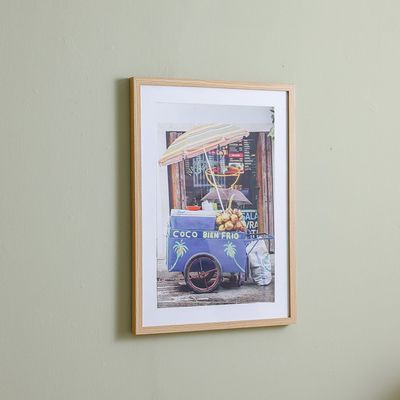 Latin Coco Stand Wall Art W. Glass Frame 50X70Cm