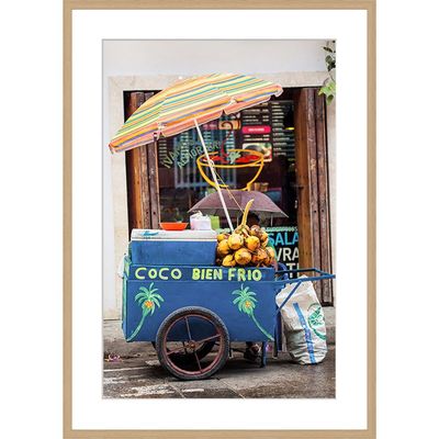 Latin Coco Stand Wall Art W. Glass Frame 50X70Cm