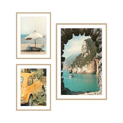 Latin Vacay Vibes S/3 Print Canvas 1Pc:40X60
2Pcs:30X40