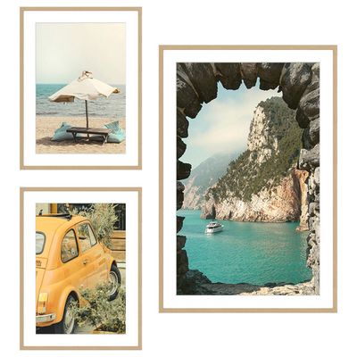 Latin Vacay Vibes S/3 Print Canvas 1Pc:40X60
2Pcs:30X40