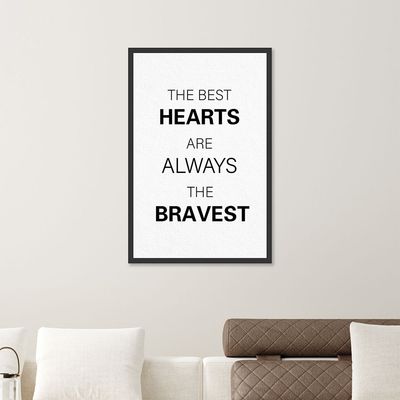 Latin Braveheart Wall Art W. Glass Frame 40X60