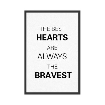 Latin Braveheart Wall Art W. Glass Frame 40X60