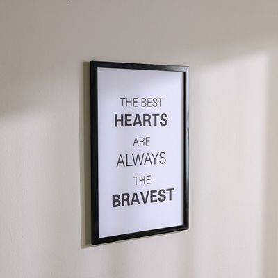 Latin Braveheart Wall Art W. Glass Frame 40X60