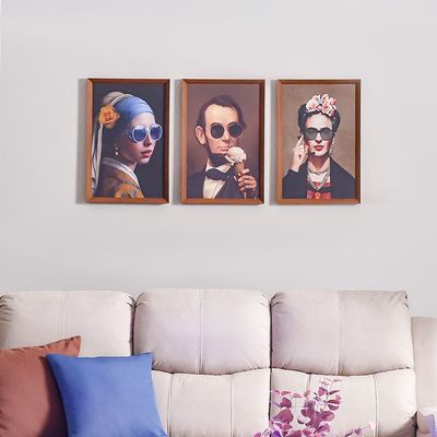 Latin Ms.Kahlo Today Print Framed Canvas 40X60