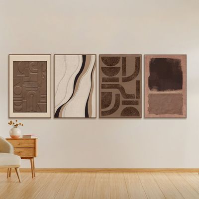 Marrakech Ancient Handpainted Wall Art 80X120Cm