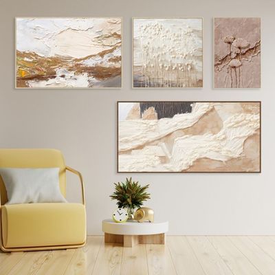 Marrakech Terra 1 Handpainted Wall Art 80X120Cm