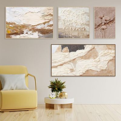 Marrakech Troy Handpainted Wall Art 70X140Cm