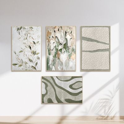 Marrakech Frosted 3D Handpainted Wall Art 80X120Cm