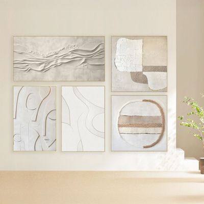 Marrakech Modern Handpainted Wall Art 80X120Cm