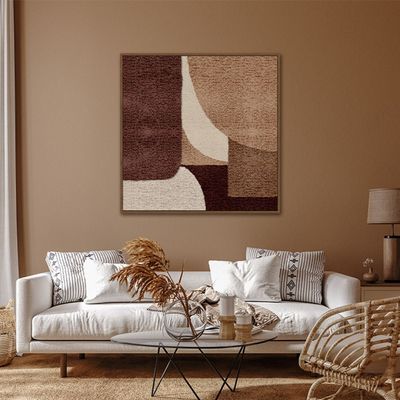 Marrakech Veil Wool Wall Art 80X80Cm