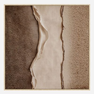 Marrakech Sahara Handpainted Wall Art 80X80Cm