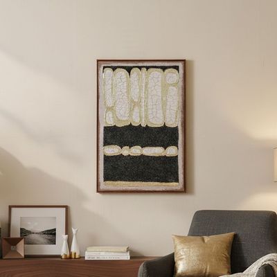 Marrakech Trace Handpainted Wall Art 80X120Cm