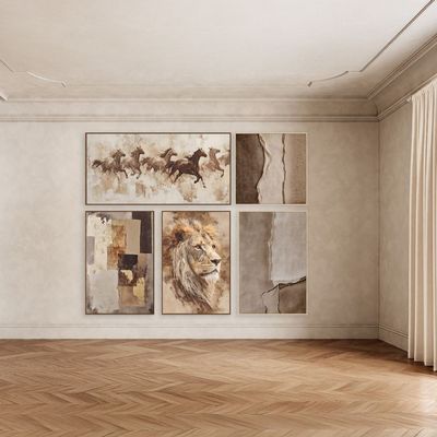 Marrakech Terralis Handpainted Wall Art 80X120Cm