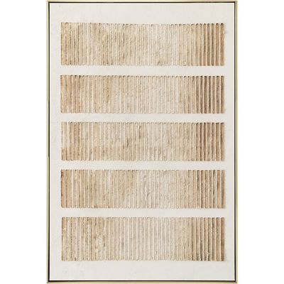 Lymora Grid Oil Painting Wall Art 80X120X3.5CM