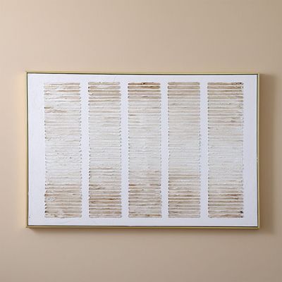 Lymora Grid Oil Painting Wall Art 80X120X3.5CM