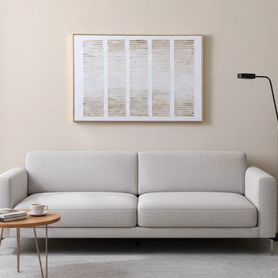 Lymora Grid Oil Painting Wall Art 80X120X3.5CM