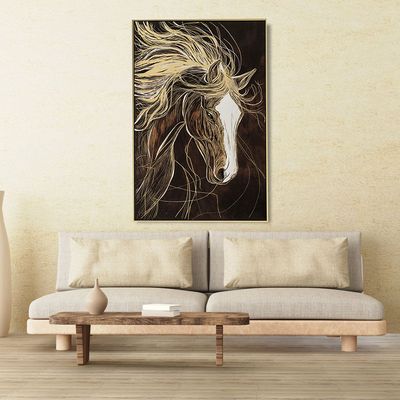 Lymora Majestic Stallion Printed Wall Art 82.5X122.5X3.5CM