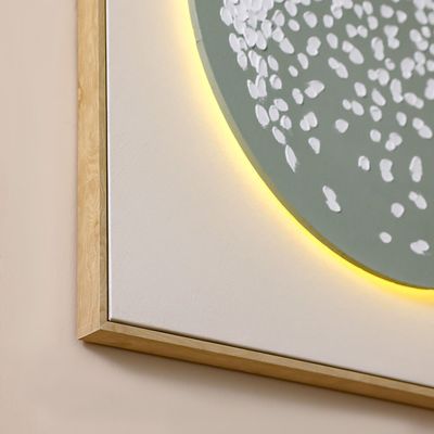 Lymora Stardust Oil Painting Wall Art With Led 80X80X3.5CM