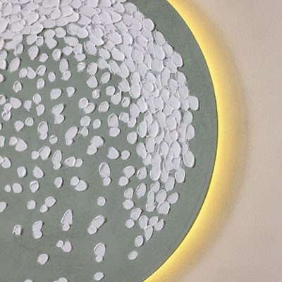 Lymora Stardust Oil Painting Wall Art With Led 80X80X3.5CM