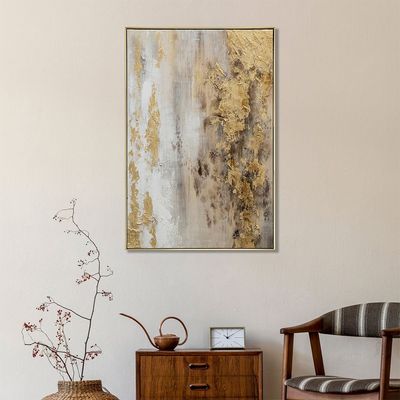 Lymora Golden Tundra 02 Oil Painting Wall Art 80X120X3.5CM