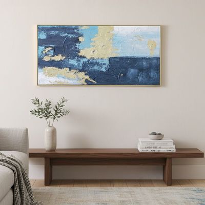 Lymora Gold Rush 01 Oil Painting Wall Art 70X140X3.5CM