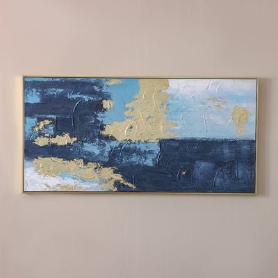 Lymora Gold Rush 01 Oil Painting Wall Art 70X140X3.5CM