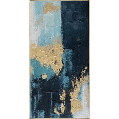 Lymora Gold Rush 01 Oil Painting Wall Art 70X140X3.5CM