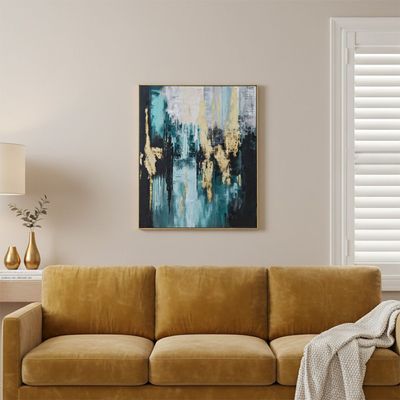 Lymora Gold Rush 02 Oil Painting Wall Art 100X120X5.5CM