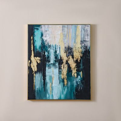 Lymora Gold Rush 02 Oil Painting Wall Art 100X120X5.5CM