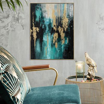 Lymora Gold Rush 02 Oil Painting Wall Art 100X120X5.5CM