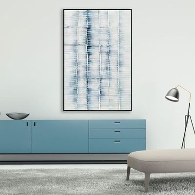 Lymora Blue Haze Oil Painting Wall Art 80X120X3.5CM