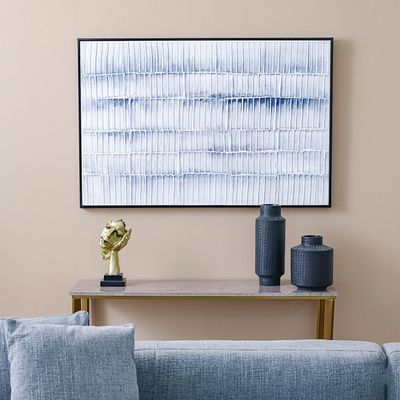 Lymora Blue Haze Oil Painting Wall Art 80X120X3.5CM