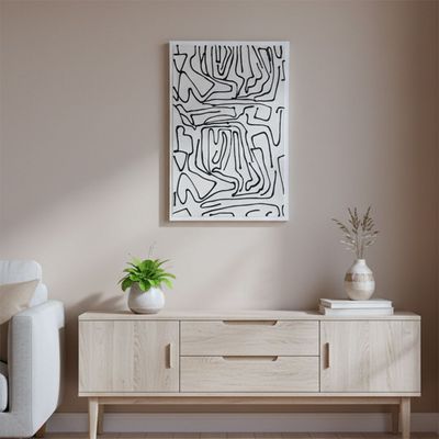 Lymora Labyrinth Oil Painting Wall Art 60X90X3.5CM