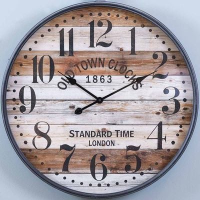 Stolpa Old Town Wall Clock Gold 70X5X78cm 193007