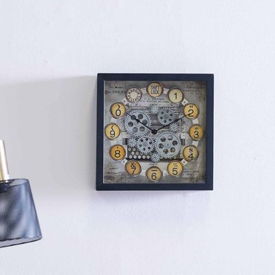 Stolpa Iron Gear Wall Clock Taiwan Step Movement Multi 33x6.5x33Cm