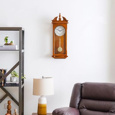 Cambridge Grandfather Wall Clock 27X13.6X72.5Cm Brown