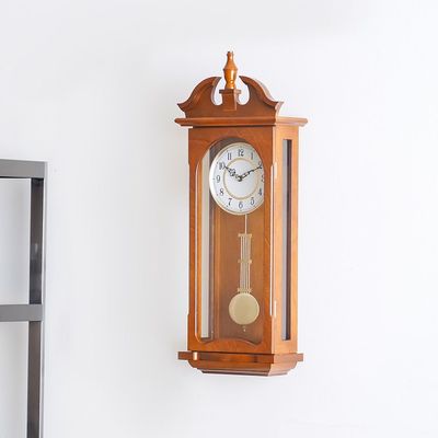 Cambridge Grandfather Wall Clock 27X13.6X72.5Cm Brown