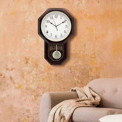 Cambridge Traditional Wall Clock
 28.5X7X45.5Cm Brown