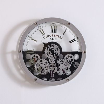 Cambridge Gear Wall Clock
 51X8X51Cm Grey