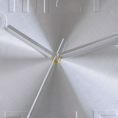 Cambridge Congo Wall Clock - Silver - 30x30x4.5 cm 