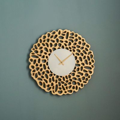 Cambridge Honeycomb Wall Clock
 60X60X4Cm Gold