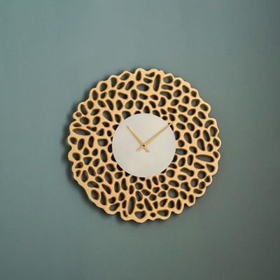 Cambridge Honeycomb Wall Clock
 60X60X4Cm Gold