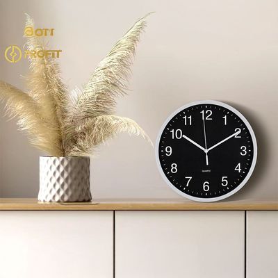 Cambridge Elle Black Wall Clock
 25X25X4.5Cm Black